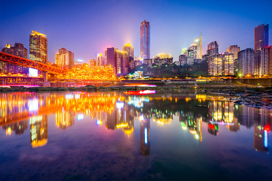 chongqing de noche
